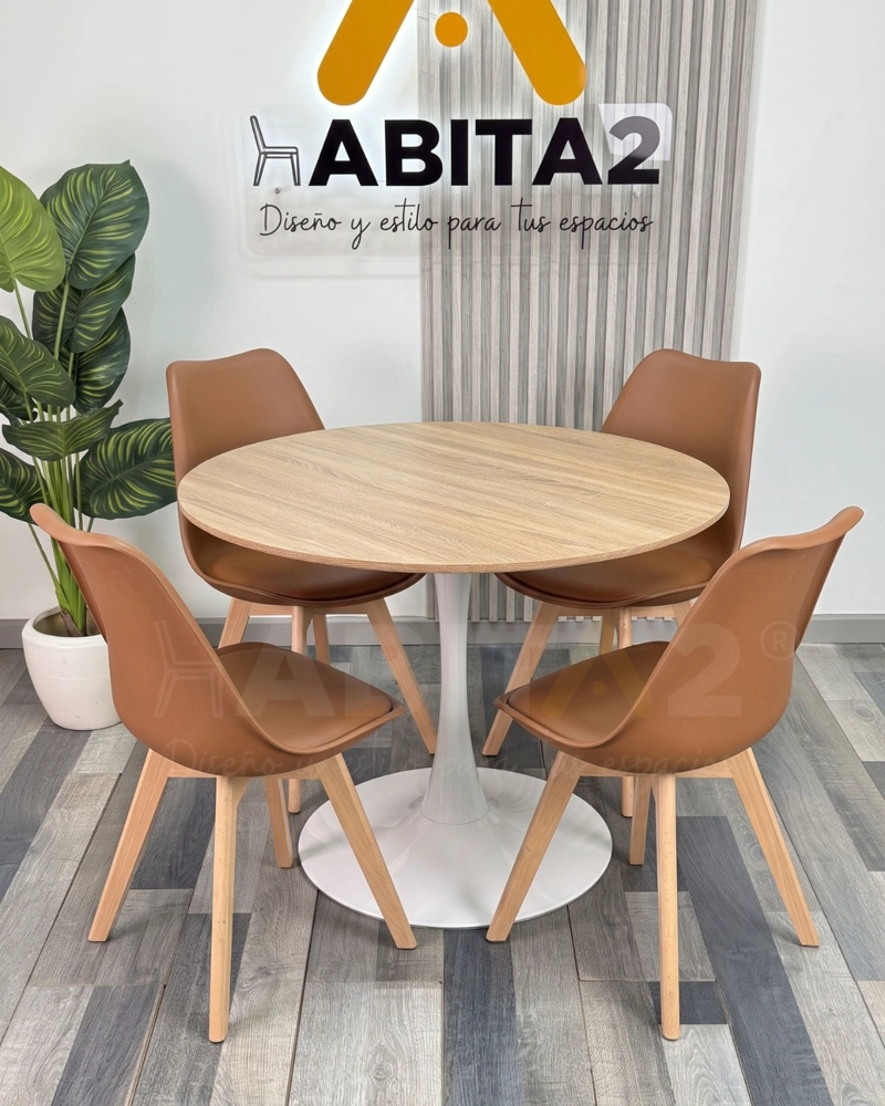 SILLA COMEDOR HABITA2 TULIP ASIENTO ACOLCHADO - 3