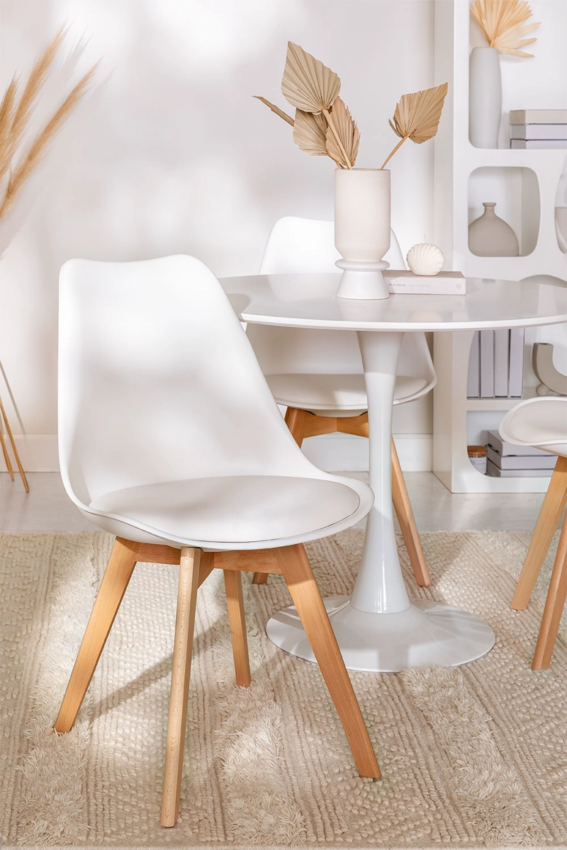 SILLA COMEDOR HABITA2 TULIP ASIENTO ACOLCHADO - 5
