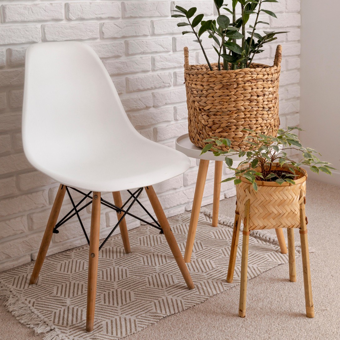 SILLA HABITA2 DISEÑO EAMES BLANCA PACK 6 COMODA Y - 3