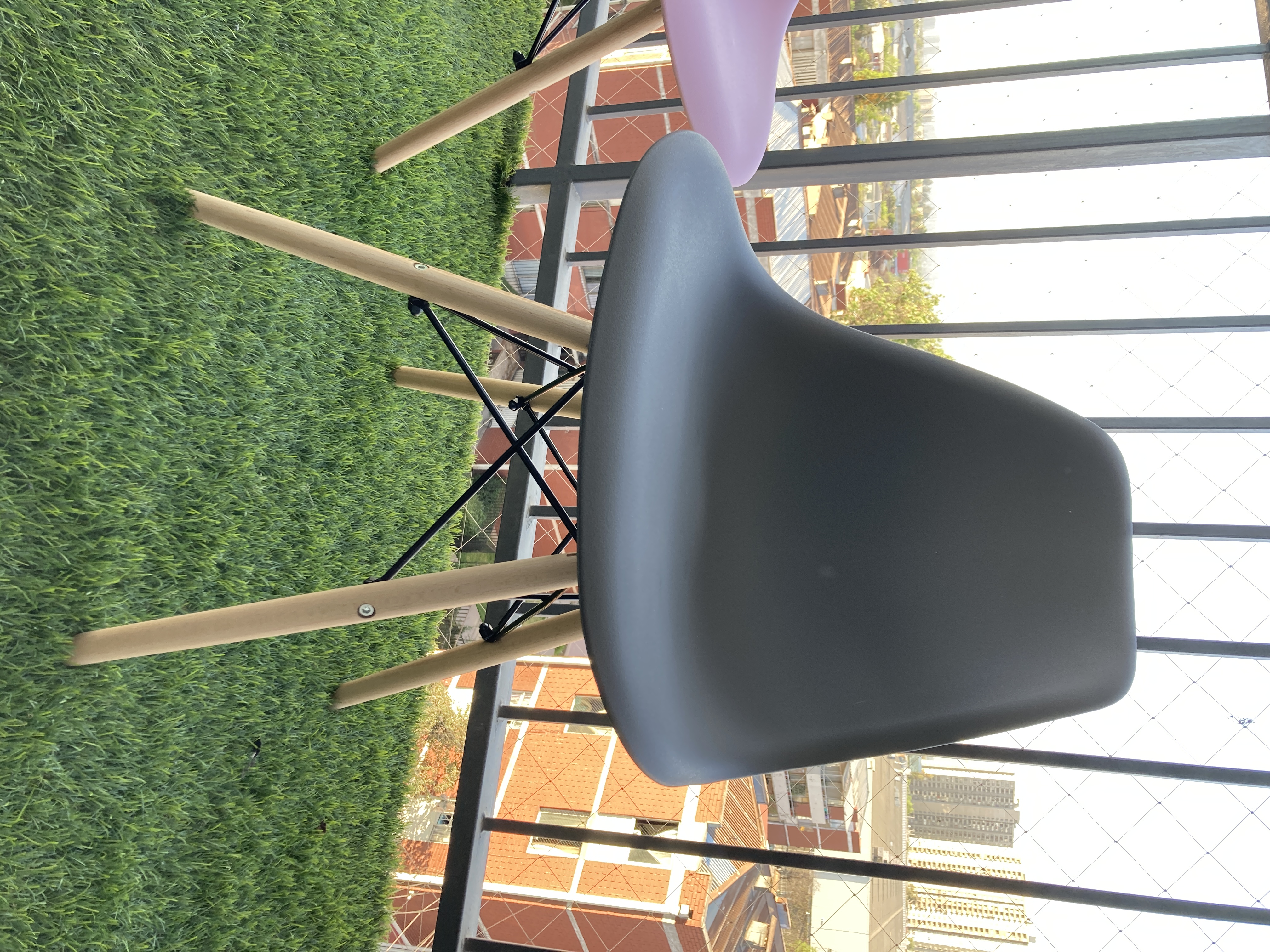 PACK 6 SILLA COMODA Y DE DISEÑO EAMES - GRIS OSCURO - 3