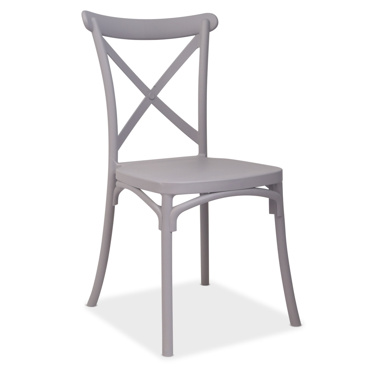 SILLA CROSSBACK POLIPROPILENO - ROSADO - 1