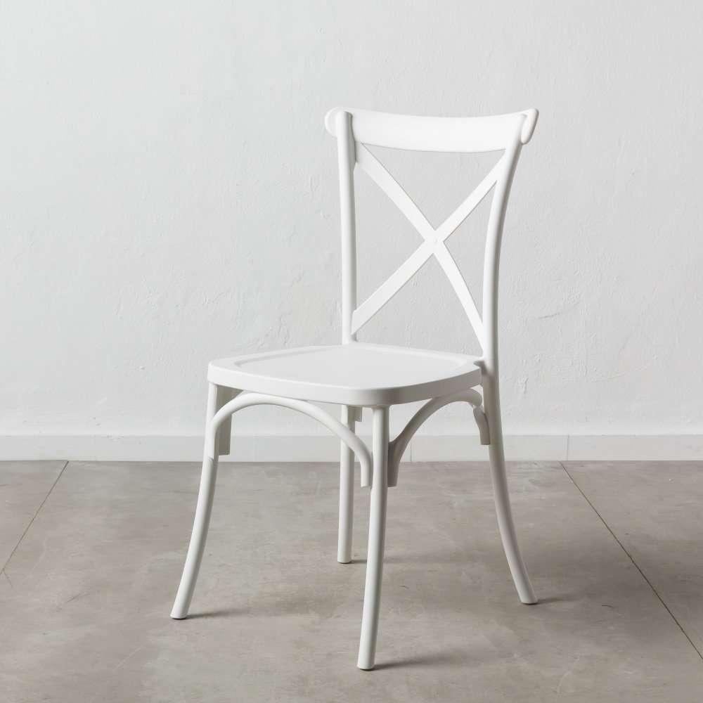 SILLA CROSSBACK POLIPROPILENO - ROSADO - 2
