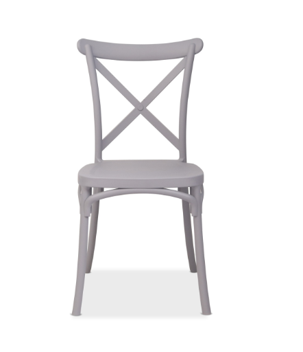 SILLA CROSSBACK POLIPROPILENO - ROSADO - 3