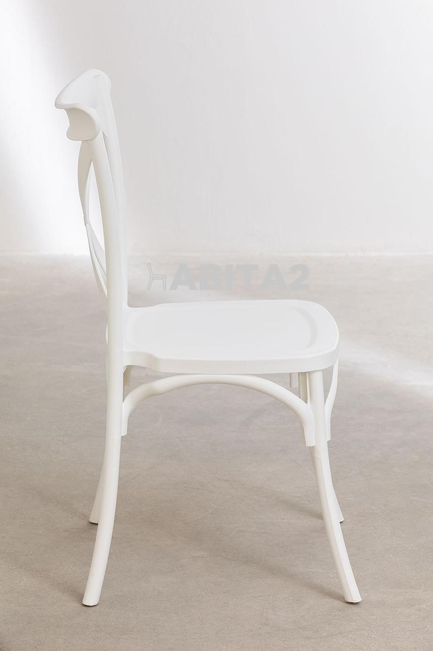 SILLA CROSSBACK POLIPROPILENO - ROSADO - 4