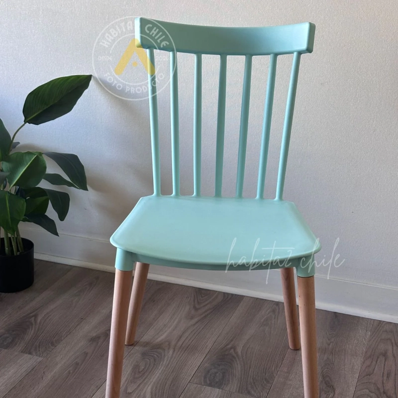 PACK HABITA2 MENTA 4 SILLA WINDSOR ESTILO RETRO VINTAGE - 4