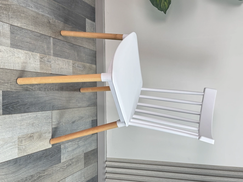 PACK HABITA2 BLANCO 4 SILLA WINDSOR ESTILO RETRO VINTAGE - 4