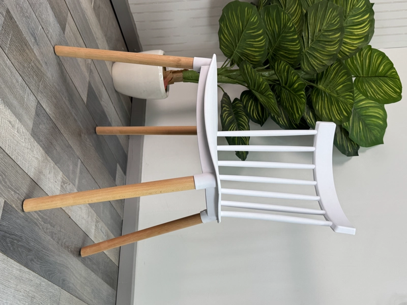 PACK HABITA2 BLANCO 4 SILLA WINDSOR ESTILO RETRO VINTAGE - 5