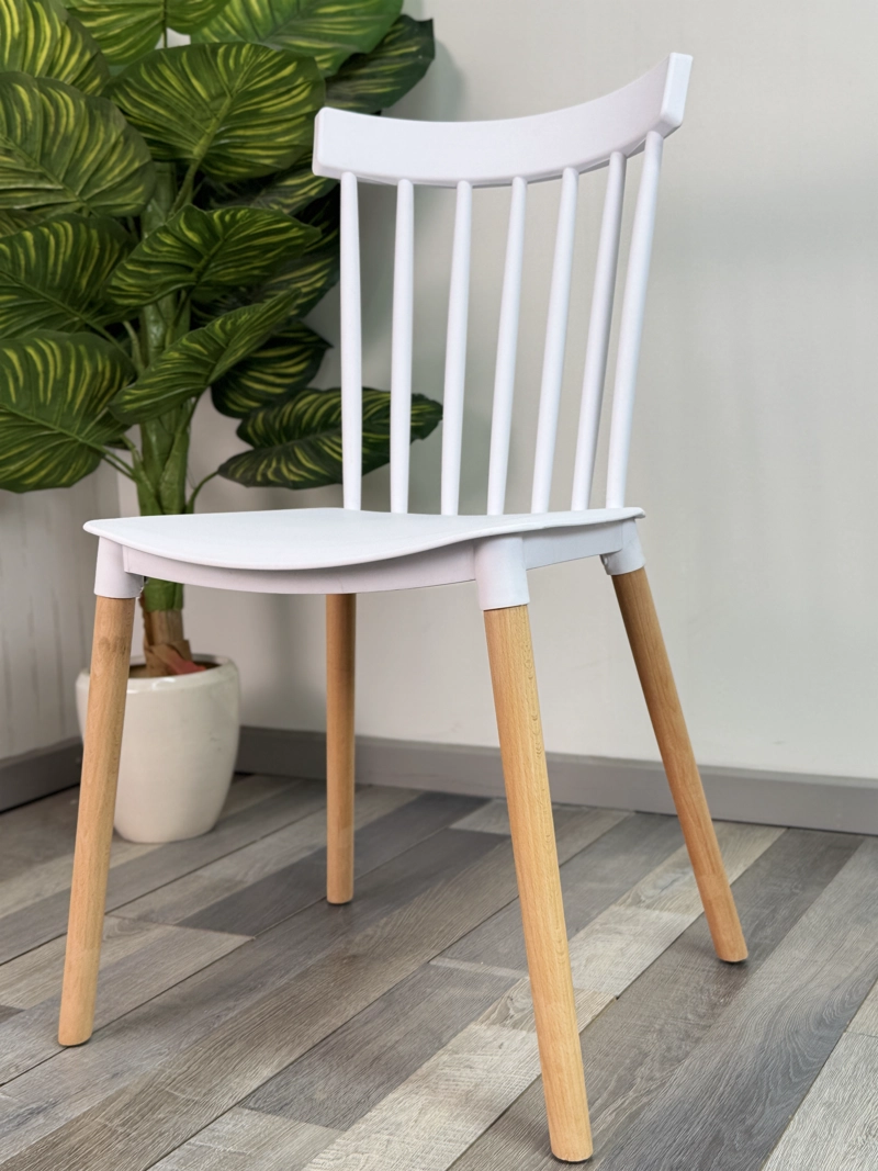 PACK HABITA2 BLANCO 2 SILLA WINDSOR ESTILO RETRO VINTAGE - 5