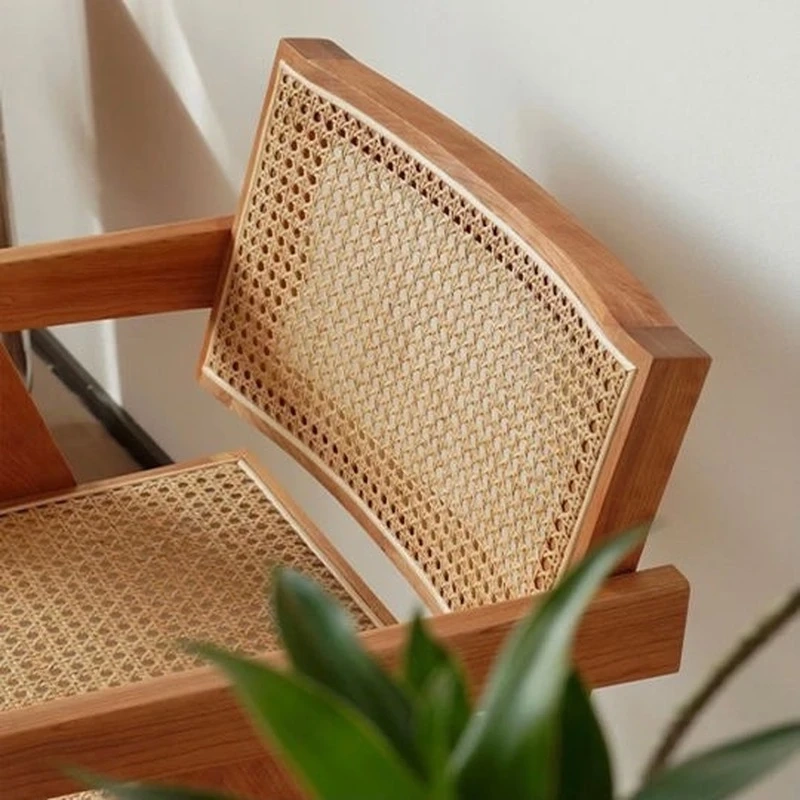 PACK HABITA2 MADERA 4 SILLA CHANDIGARH RATTAN NATURAL - 5
