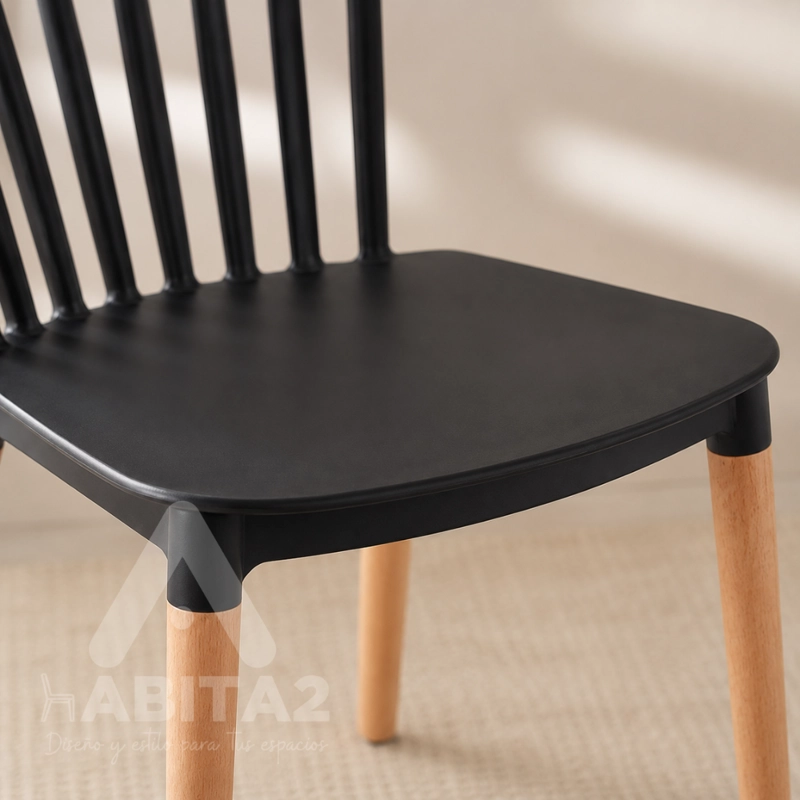 SILLA HABITA2 WINDSOR ESTILO RETRO VINTAGE - 6