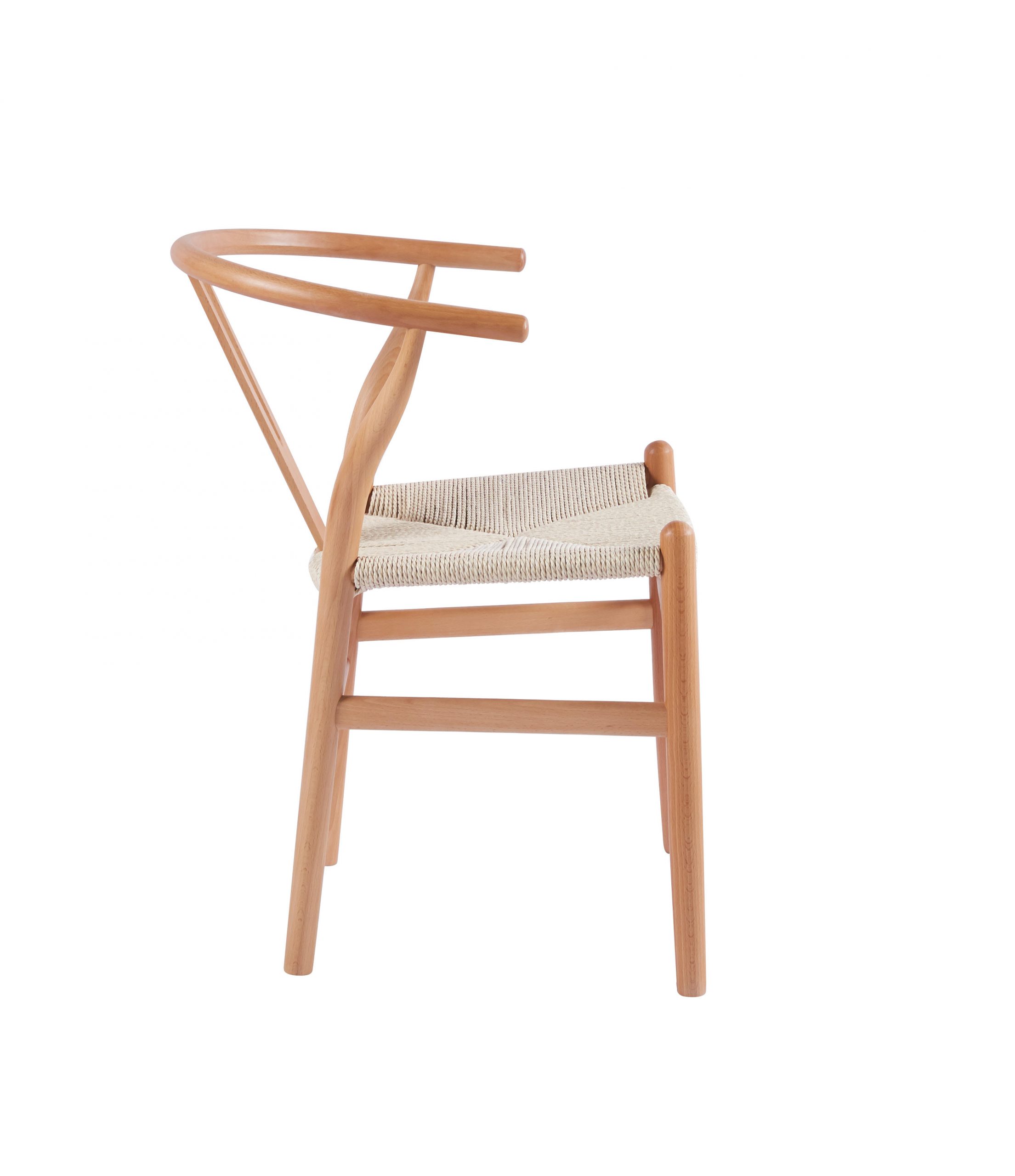 SILLA WISH DE MADERA Y RATTAN - NATURAL - 4