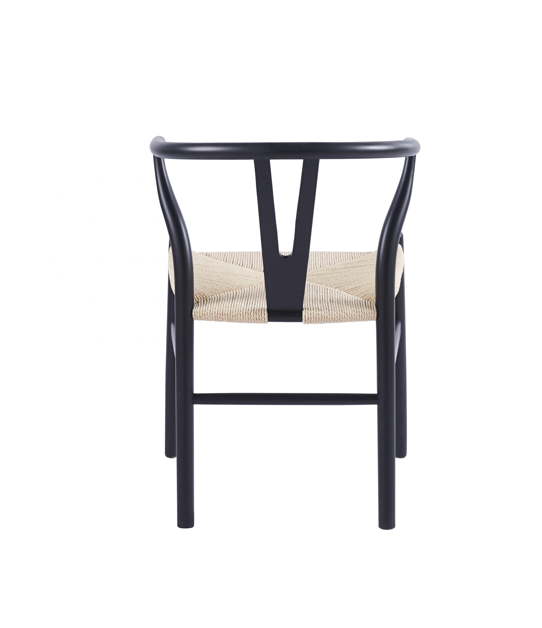 SILLA WISH DE MADERA Y RATTAN - NEGRO - 4