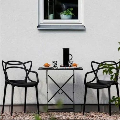 PACK HABITA2 NEGRO 4 SILLA MASTER COMEDOR O TERRAZAS - 4