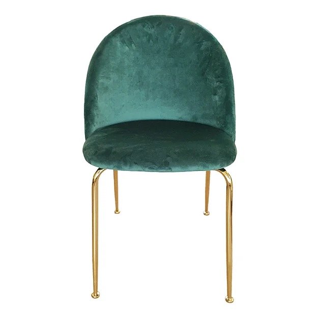 PACK HABITA2 FELPA VERDE 2 SILLA SITIAL TERCIOPELO GOLD - 2