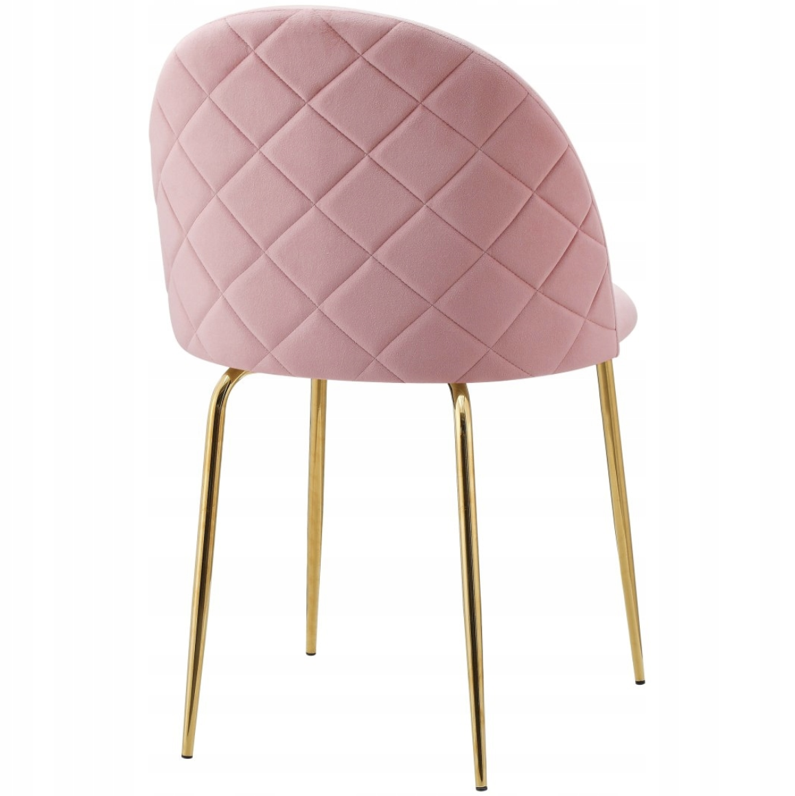 PACK 6 SILLA SITIAL TERCIOPELO GOLD ROSA - 3
