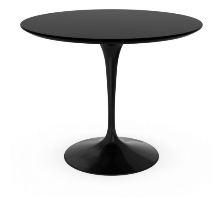 MESA DE COMEDOR TULIP 80CM - NEGRA - 1