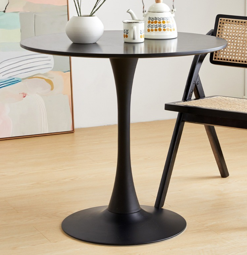 MESA DE COMEDOR TULIP 80CM - NEGRA - 4