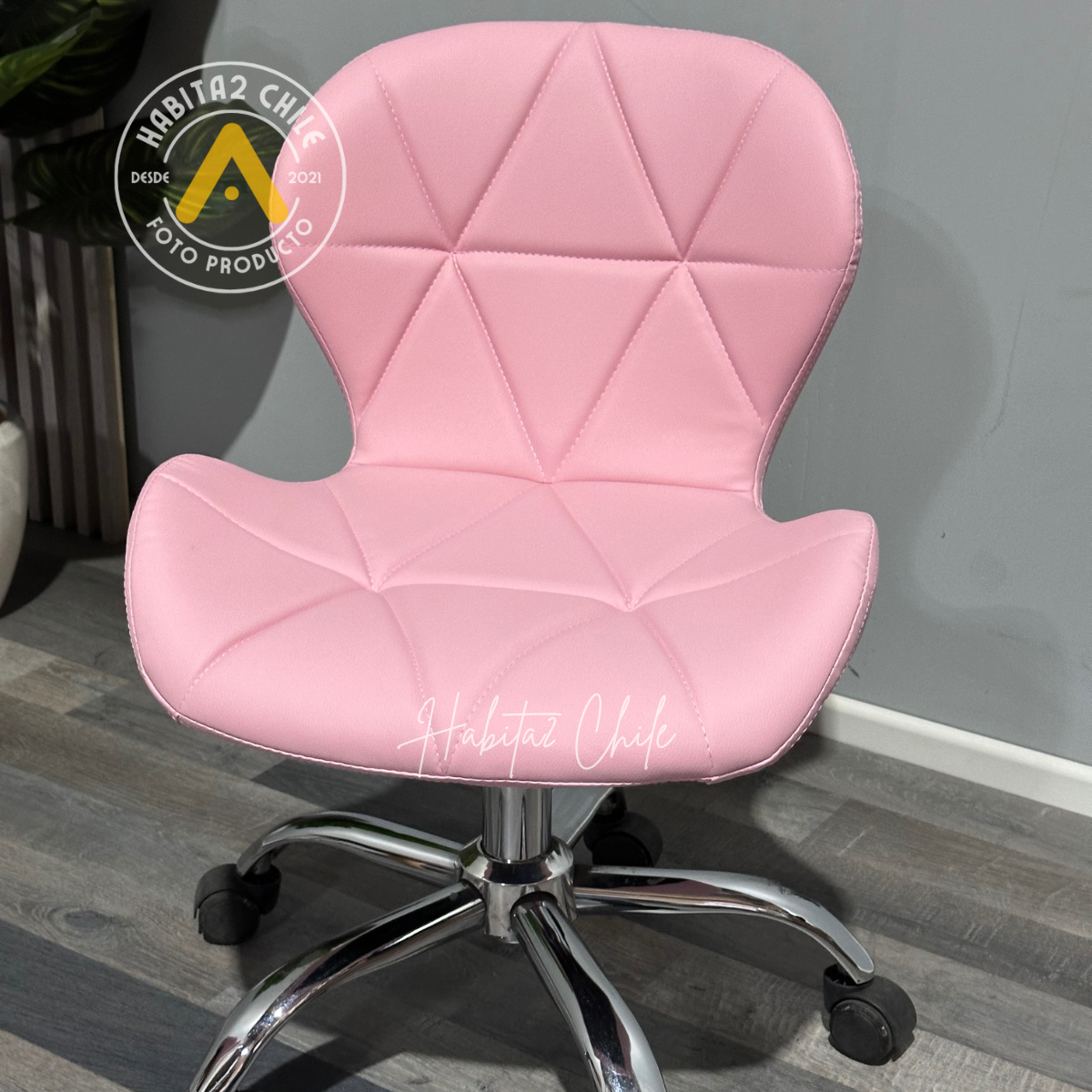 SILLA DE ESCRITORIO HABITA2 /PLÁSTICO ACOLCHADA DISEÑO MARIPOSA - 2
