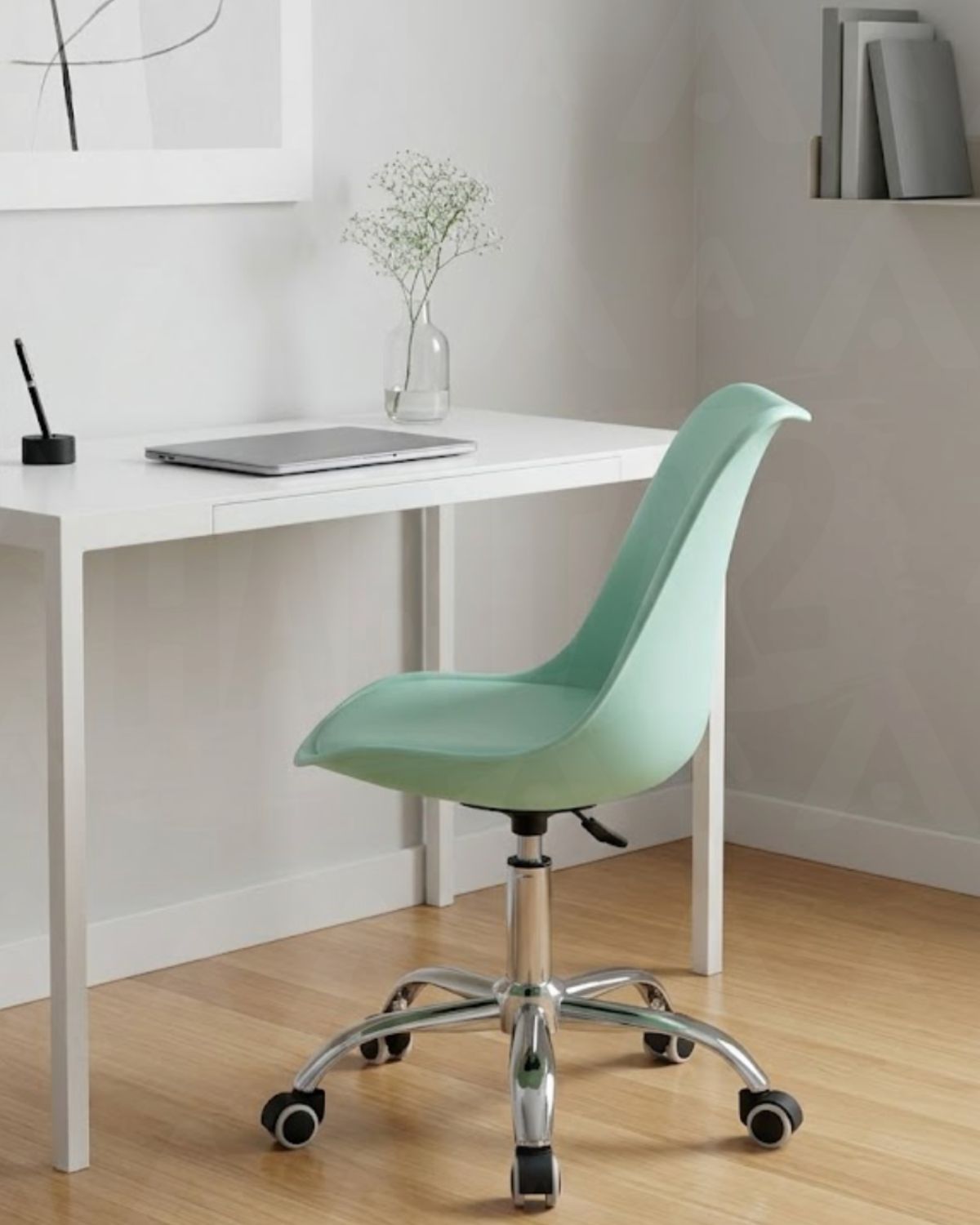 SILLA DE ESCRITORIO HABITA2 /PLÁSTICO TULIP ACOLCHADA - 2