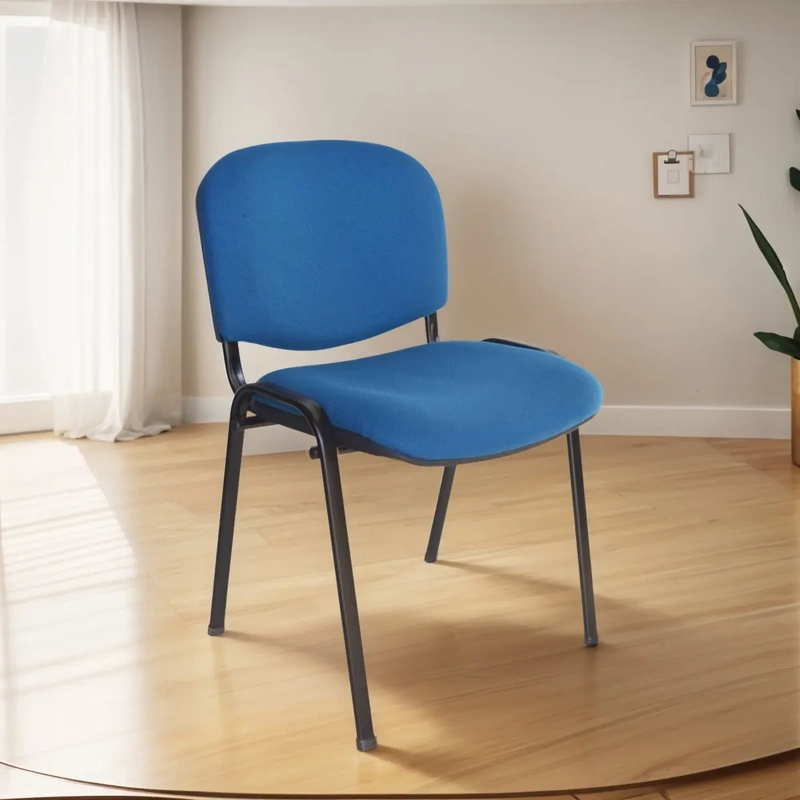 PACK 4 SILLA PARA OFICINA O SALA DE ESPERA MEETING - AZUL - 5