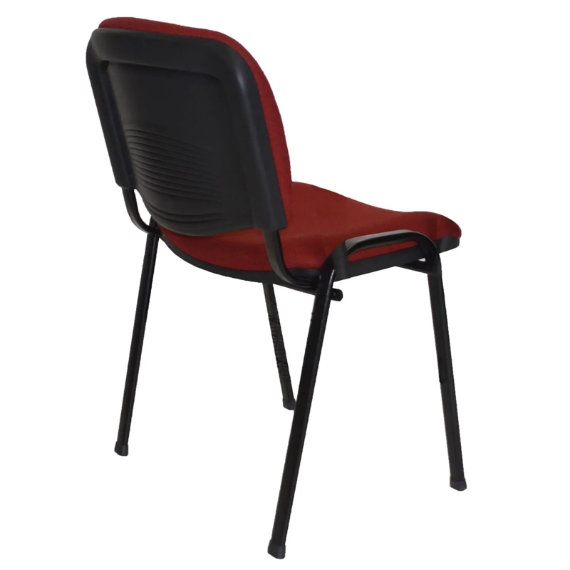 PACK 2 SILLA PARA OFICINA O SALA DE ESPERA MEETING ROJO - 4
