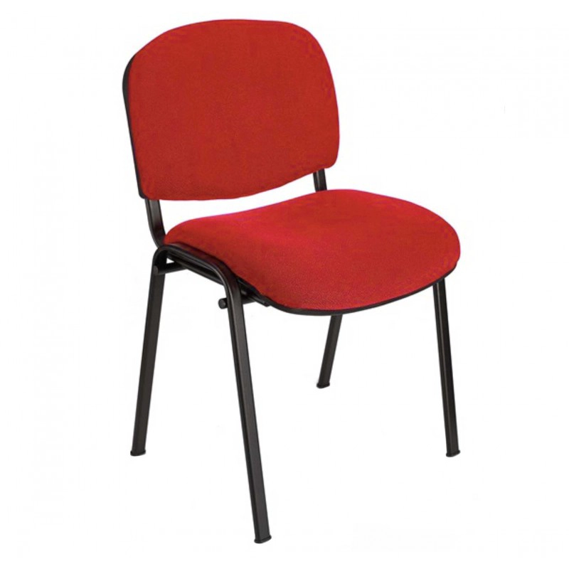 SILLA PARA OFICINA O SALA DE ESPERA MEETING ROJO - 1