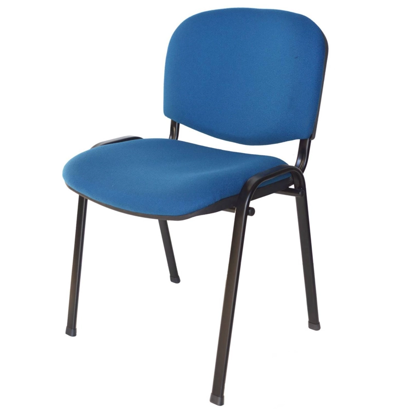 PACK 2 SILLA PARA OFICINA O SALA DE ESPERA MEETING - AZUL - 4