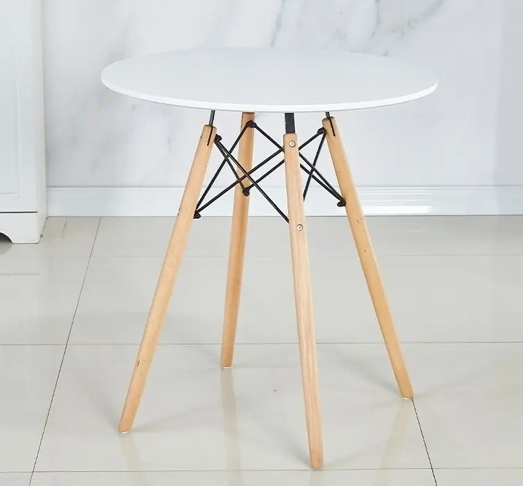 MESA HABITA2 EAMES REDONDA 80 CM BLANCO - 1