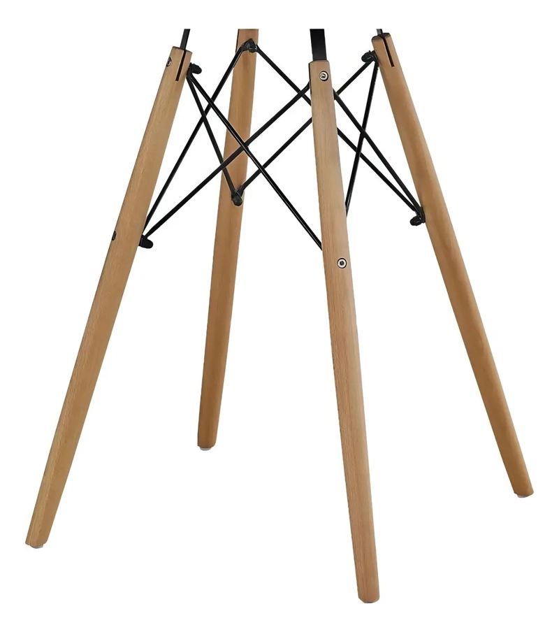 MESA HABITA2 EAMES REDONDA 80 CM BLANCO - 5