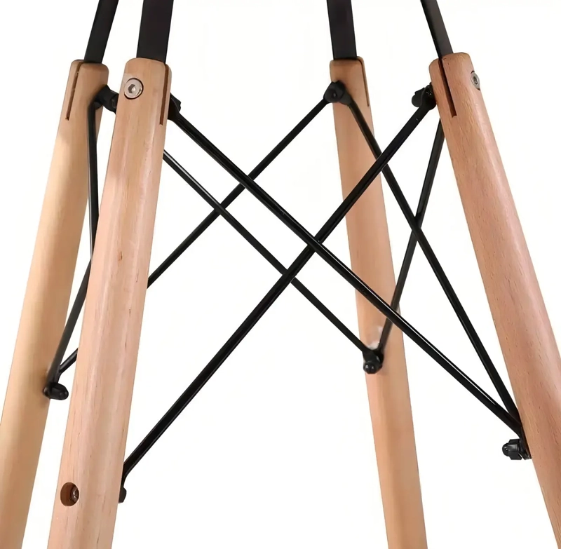 MESA HABITA2 EAMES REDONDA 80 CM BLANCO - 6