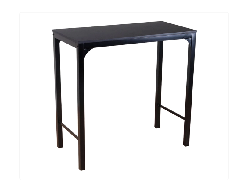 MESA BAR HABITA2 BLACK ACERO - 1