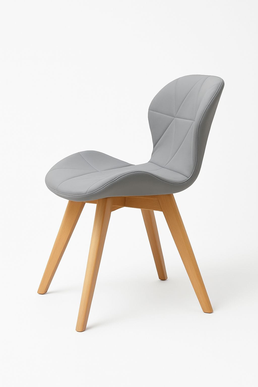 PACK 2 SILLA ACOLCHADA RESISTENTE RADAR WOOD - GRIS - 3