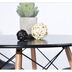 MESA HABITA2 EAMES REDONDA 100 CM NEGRO - 3