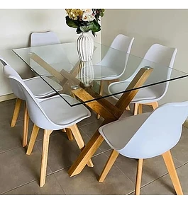 MESA HABITA2 X 140X90CM METAL - 6