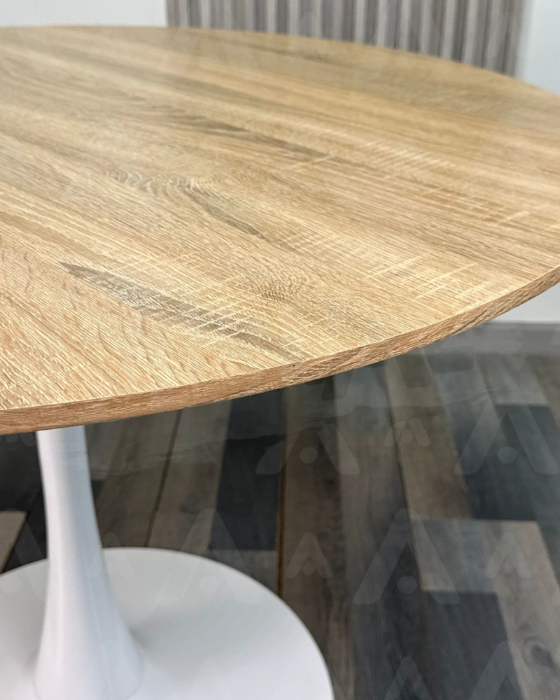 MESA COMEDOR HABITA2 TULIP 80CM MADERA METAL - 3