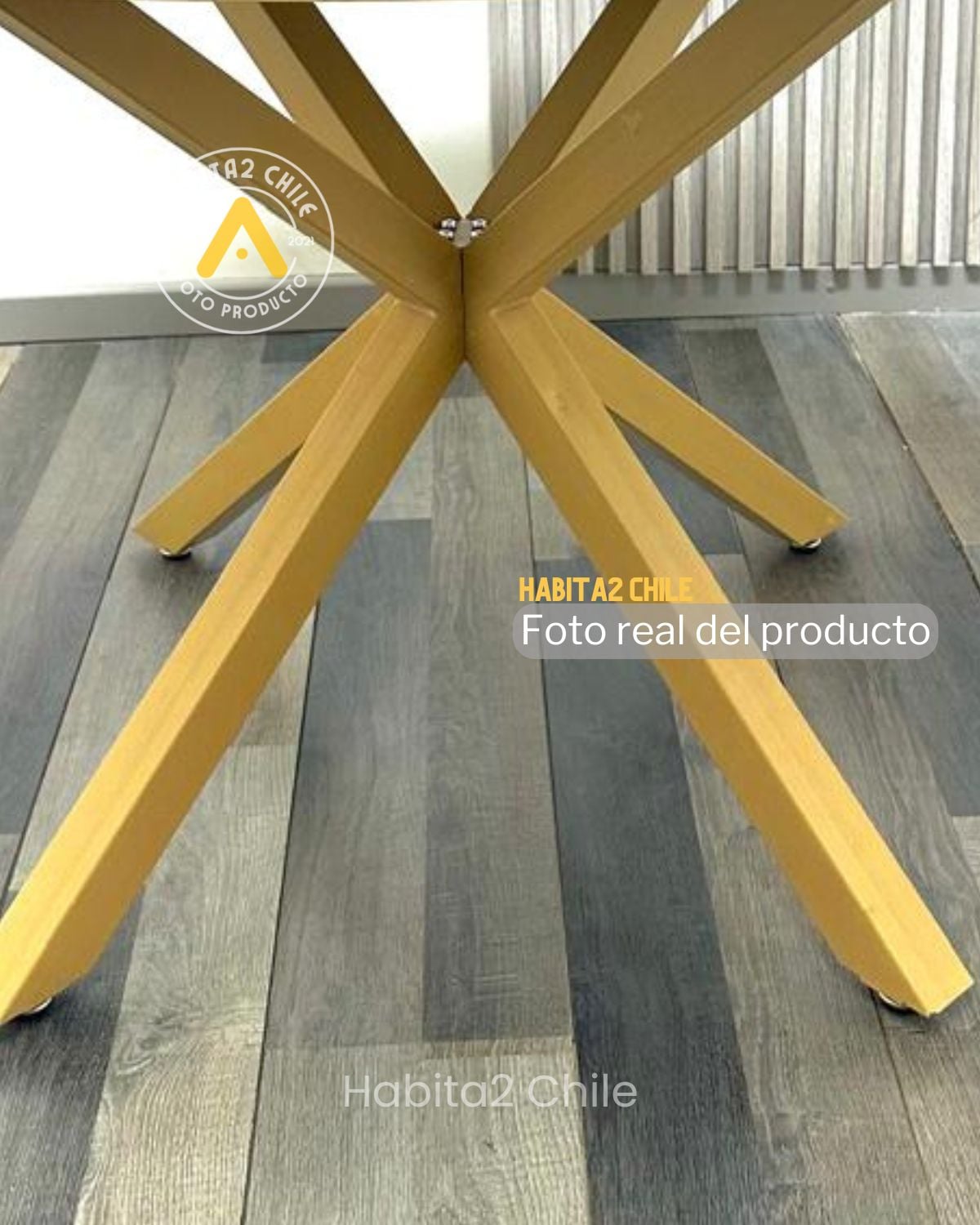 MESA HABITA2 NORDIC REDONDA 120CM METAL - 2