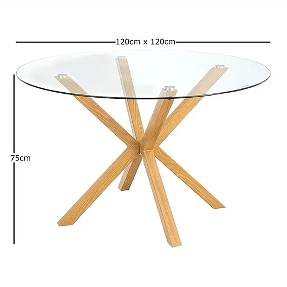 MESA HABITA2 NORDIC REDONDA 120CM METAL - 6