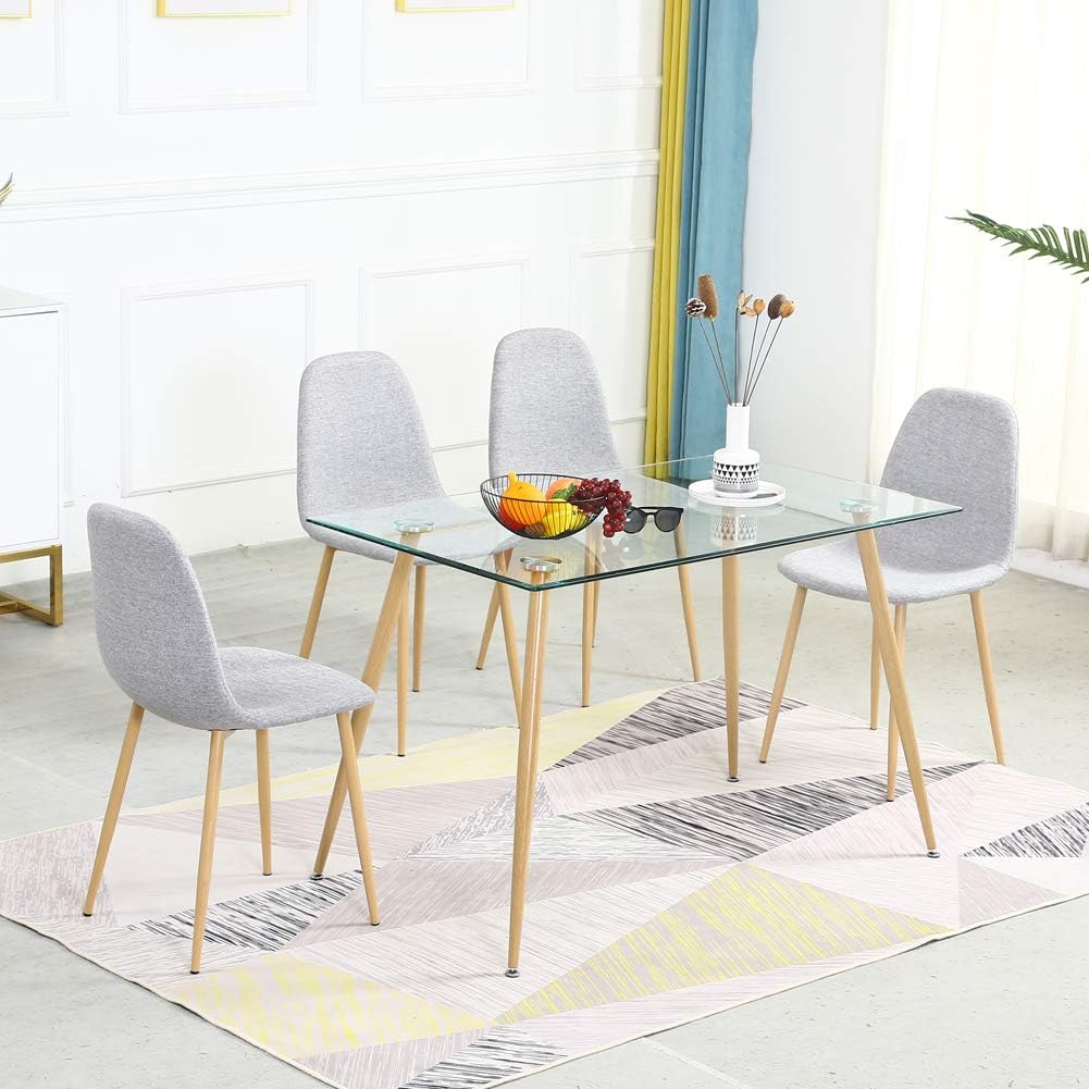 MESA HABITA2 PRINCE 120X80 NATURAL ACERO - 5