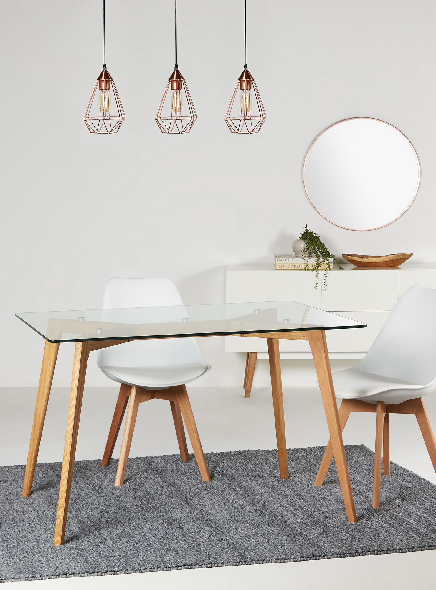 MESA NORDIC RECTANGULAR 130CM - 4