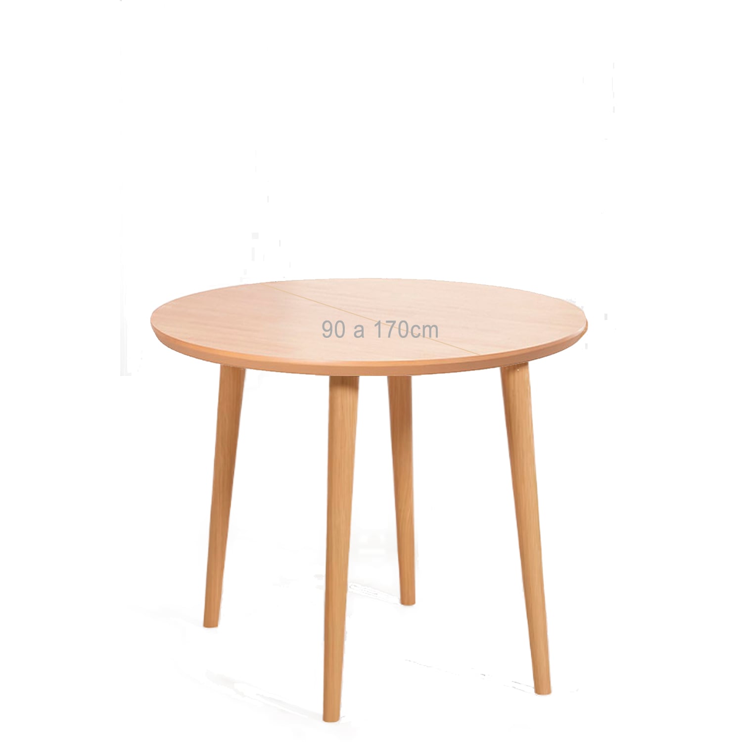MESA HABITA2 EXTENSIBLE 100 140 Y 180 CM MADERA - 2