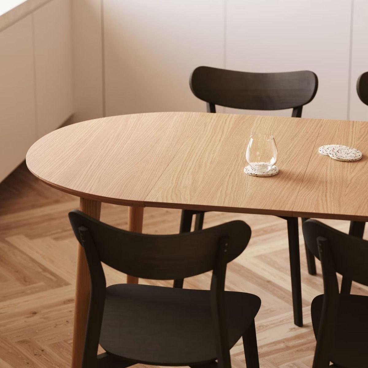 MESA HABITA2 EXTENSIBLE 100 140 Y 180 CM MADERA - 5