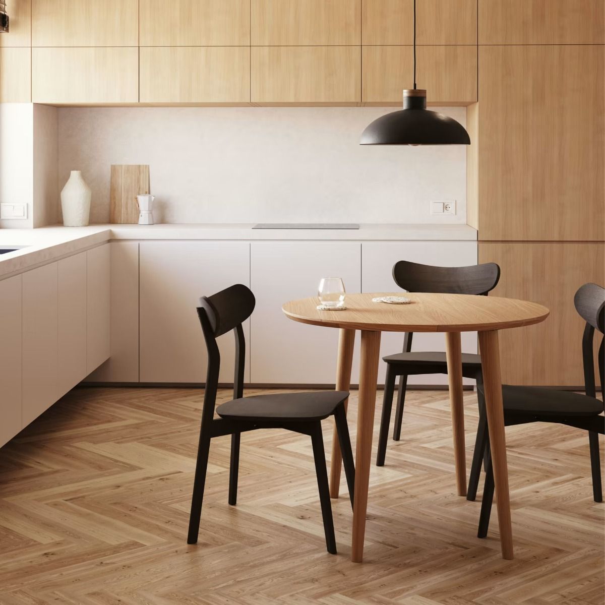 MESA HABITA2 EXTENSIBLE 100 140 Y 180 CM MADERA - 6