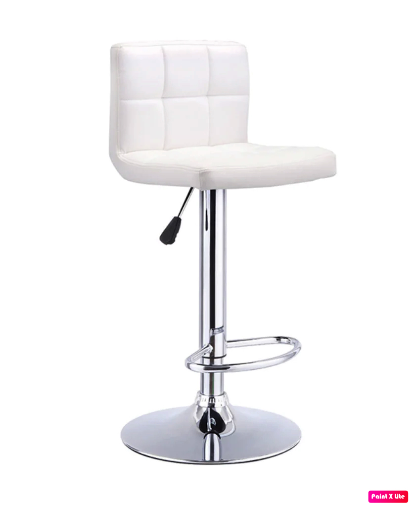 SILLA DE BAR HABITA2 BLANCO TIANA AJUSTABLE - 1
