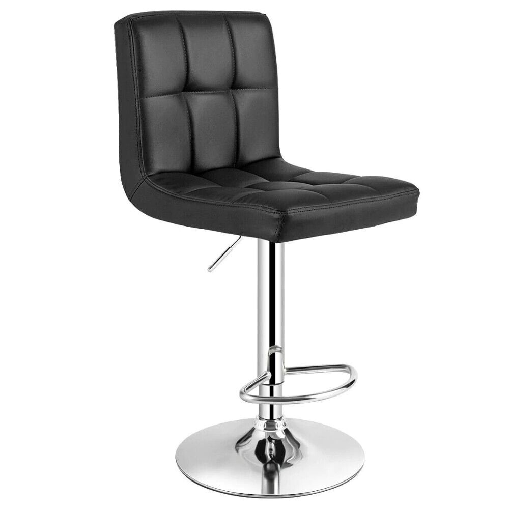 SILLA DE BAR HABITA2 NEGRO TIANA AJUSTABLE - 3