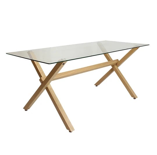 COMEDOR BIANCA MESA RECTANGULAR X 140X80CM + 4 SILLAS TULIP BEIGE - 2