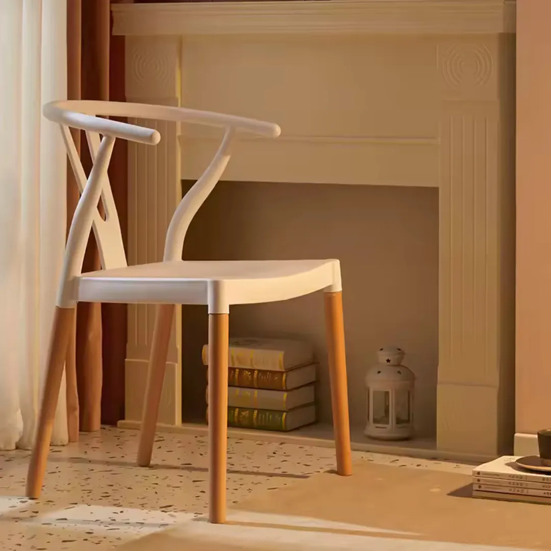 PACK HABITA2 BEIGE 2 SILLA WISHBONE ESTILO NÓRDICO COMEDOR O TERRAZA - 3