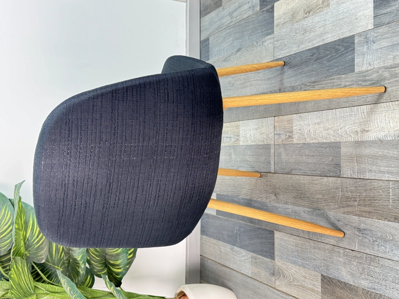 PACK 4 SILLA DE COMEDOR TRENDYTOP LINO ACOLCHADA - NEGRA - 5