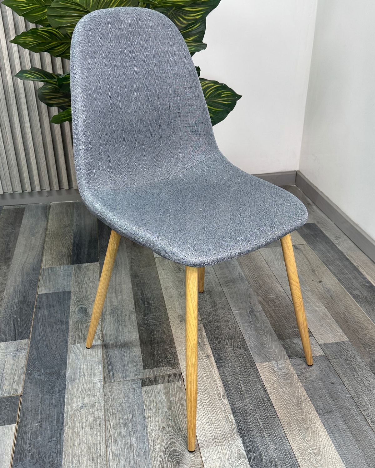 PACK 6 SILLA DE COMEDOR TRENDYTOP LINO ACOLCHADA - GRIS - 2