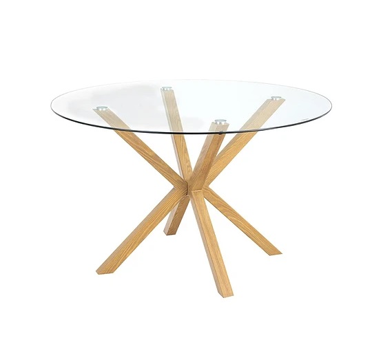 COMEDOR VELVET NORDIC REDONDO MESA NORDIC 120CM + 6 SILLAS VELVET BEIGE - 2