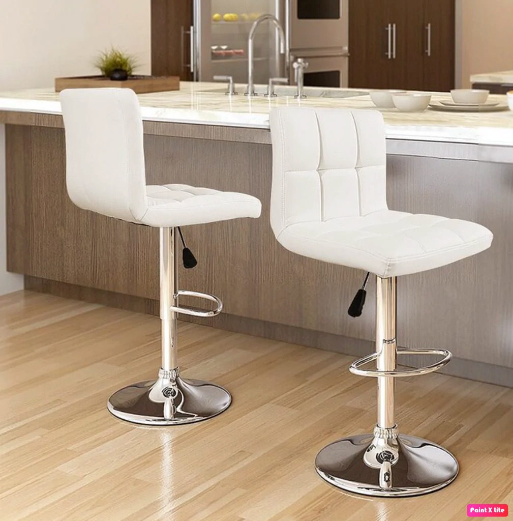 PACK HABITA2 BLANCO 2 SILLA DE BAR TIANA AJUSTABLE - 6